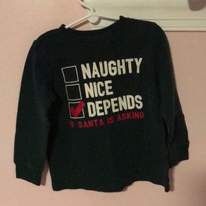 Toddler holiday thermal long sleeve